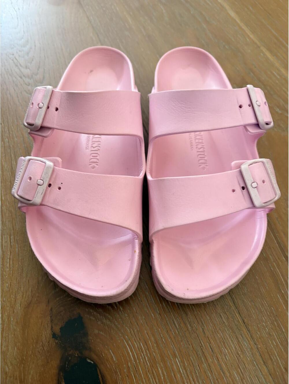 Birkenstock Pink EVA Arizona Two-Strap Sandals